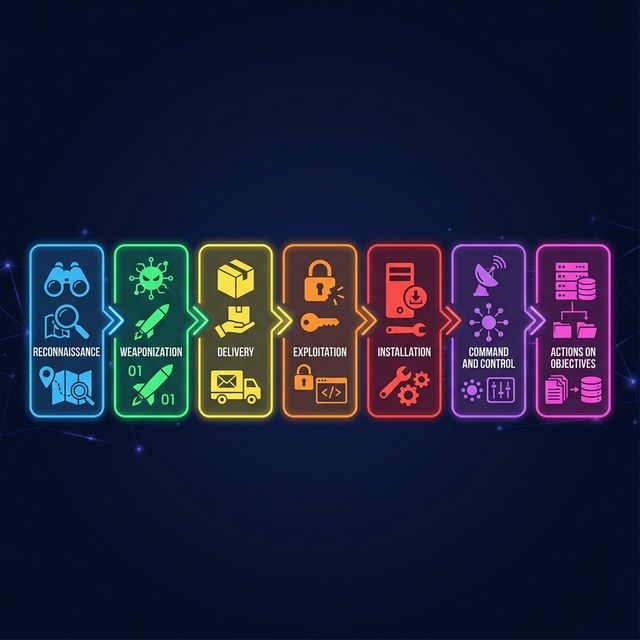 Cyber kill chain diagram