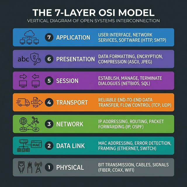 OSI model diagram